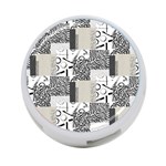 Abstract Pattern 4-Port USB Hub (Two Sides) Back