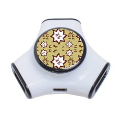 Abstract Pattern Geometric Backgrounds   3-port Usb Hub by Eskimos