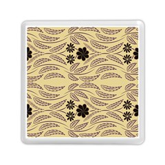 Folk Flowers Print Floral Pattern Ethnic Art Memory Card Reader (square) by Eskimos