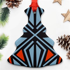 Abstract Geometric Design    Ornament (christmas Tree)  by Eskimos
