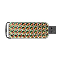 Color Spots Portable Usb Flash (one Side) by Sparkle