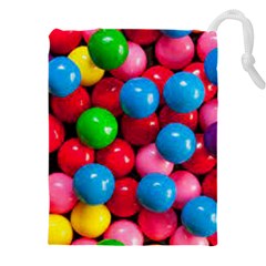 Bubble Gum Drawstring Pouch (4xl) by artworkshop
