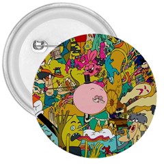 Cartoon Wallpapers 3  Buttons by Jancukart