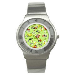 Little-animals-cartoon Stainless Steel Watch by Jancukart