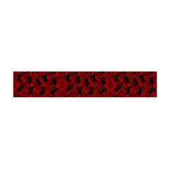 Micro Blood Red Cats Flano Scarf (mini) by NerdySparkleGoth