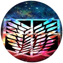 Attack On Titan Shingeki Galaxy Wooden Puzzle Round by artworkshop