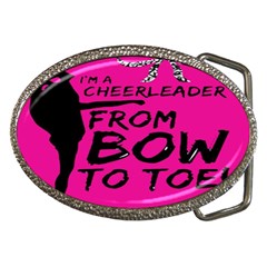 Bow To Toe Cheer Belt Buckles by artworkshop