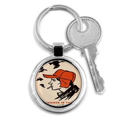 Catcher In The Rye Key Chain (round) by artworkshop