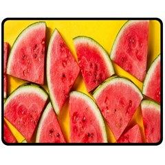 Watermelon Fleece Blanket (medium)  by artworkshop