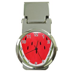 Watermelon Pillow Fluffy Money Clip Watches by artworkshop