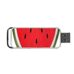 Watermelon Pillow Fluffy Portable Usb Flash (one Side) by artworkshop