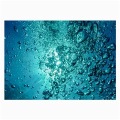 Bubbles Water Bub Large Glasses Cloth by artworkshop