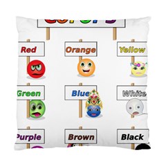 Graphic-smiley-color-diagram Standard Cushion Case (two Sides) by Jancukart