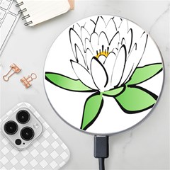 Lotus-flower-water-lily Wireless Charger by Jancukart