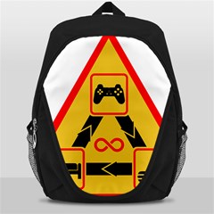 Gamer-geek-video-game-sign-fan Backpack Bag by Jancukart