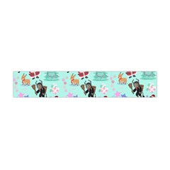 Green Krampus Christmas Flano Scarf (mini) by NerdySparkleGoth
