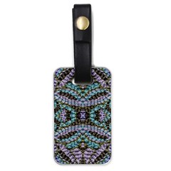 Pastels Repeats Luggage Tag (one Side) by kaleidomarblingart