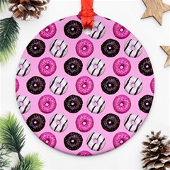 Dessert Round Ornament (two Sides) by nate14shop