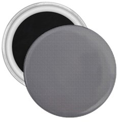 Small Soot Black And White Handpainted Houndstooth Check Watercolor Pattern 3  Magnets by PodArtist