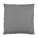Small Soot Black and White Handpainted Houndstooth Check Watercolor Pattern Standard Cushion Case (Two Sides) Back