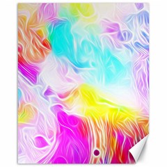Background-drips-fluid-colorful Canvas 16  X 20  by Jancukart