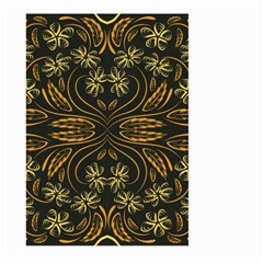 Folk Flowers Print Floral Pattern Ethnic Art Large Garden Flag (two Sides) by Eskimos