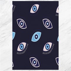 Eyes Evil Eye Blue Pattern Design Canvas 24  X 36  by artworkshop