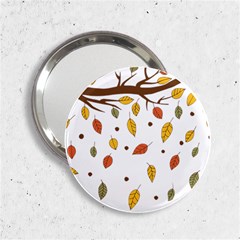Autumn Isolated Blade Branch 2 25  Handbag Mirrors by Amaryn4rt