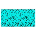 Flower Texture Textile Banner and Sign 4  x 2  Front