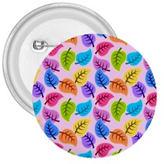 Pattern Illustration Background Abstract Leaves To Dye 3  Buttons by Wegoenart