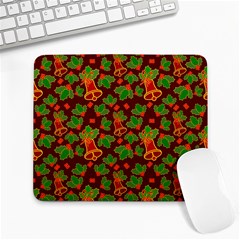 Illustration Christmas Xmas Pattern Large Mousepads by Wegoenart