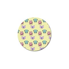 Illustration Animals Pastel Children Colorful Golf Ball Marker (10 Pack) by Wegoenart