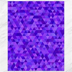 Illustration Purple Triangle Purple Background Canvas 16  X 20  by Wegoenart