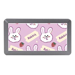 Illustration Rabbit Cartoon Background Pattern Memory Card Reader (mini) by Sudhe