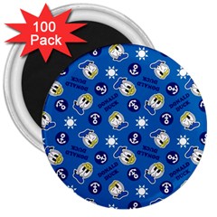 Illustration Duck Cartoon Background 3  Magnets (100 Pack) by Sudhe