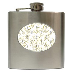 Illustration Candles Candle Fire Light Ceremonial Hip Flask (6 Oz) by danenraven