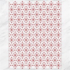 Christmas Pattern Red Stars Canvas 12  X 16  by artworkshop