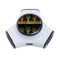 Background Decor Backdrop Design 3-port Usb Hub by Ravend