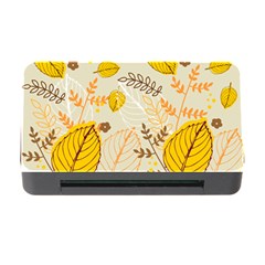 Nature Leaves Leaf Flowers Flower Background Wallpaper Memory Card Reader With Cf by danenraven