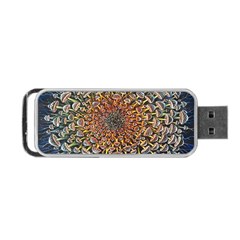 Mirror Fractal Portable Usb Flash (one Side) by Sparkle