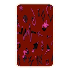 Doodles Maroon Memory Card Reader (rectangular) by nateshop