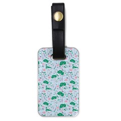 Illustration Flower Pattern Wallpaper Seamless Luggage Tag (one Side) by Ravend