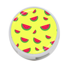 Watermelon Pattern Wallpaper 4-port Usb Hub (two Sides) by Wegoenart