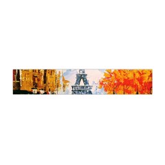 Eiffel Tower Landmark Architecture  Artistic Flano Scarf (mini) by danenraven