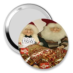 Christmas Puppets 3  Handbag Mirrors by artworkshop