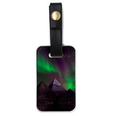 Fantasy Pyramid Mystic Space Luggage Tag (one Side) by Wegoenart