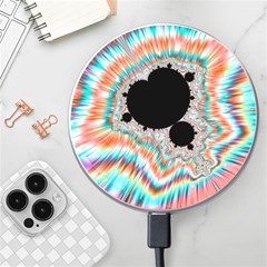 Fractal Abstract Background Wireless Charger by Wegoenart