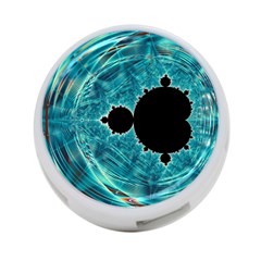Mandelbrot Apple Fractal Abstract 4-port Usb Hub (one Side) by Wegoenart
