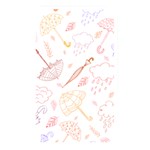 Weather Umbrella Rain Cloud Seamless Doodle Pattern Memory Card Reader (Rectangular) Front