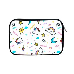 Unicorns-rainbows-seamless-pattern Apple Ipad Mini Zipper Cases by Jancukart
